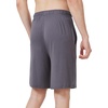 image:imageWiWi Mens Pajama Shorts Super Soft Lounge Bottoms Bamboo Viscose Cooling Sleep Bottom with Pockets S3XBblackdark Grey