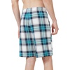 image:imageWiWi Mens Pajama Shorts Super Soft Lounge Bottoms Bamboo Viscose Cooling Sleep Bottom with Pockets S3XBnavynavyGreen Plaid