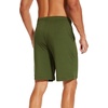 image:imageWiWi Mens Pajama Shorts Super Soft Lounge Bottoms Bamboo Viscose Cooling Sleep Bottom with Pockets S3XCarmy Green