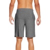 image:imageWiWi Mens Pajama Shorts Super Soft Lounge Bottoms Bamboo Viscose Cooling Sleep Bottom with Pockets S3XCdark Heather Grey