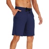 image:imageWiWi Mens Pajama Shorts Super Soft Lounge Bottoms Bamboo Viscose Cooling Sleep Bottom with Pockets S3XCnavy