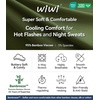 image:imageWiWi Mens Pajama Shorts Super Soft Lounge Bottoms Bamboo Viscose Cooling Sleep Bottom with Pockets S3XDarmy Green