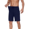 image:imageWiWi Mens Pajama Shorts Super Soft Lounge Bottoms Bamboo Viscose Cooling Sleep Bottom with Pockets S3XDnavy
