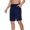 image:imageWiWi Mens Pajama Shorts Super Soft Lounge Bottoms Bamboo Viscose Cooling Sleep Bottom with Pockets S3XDnavy