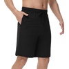 image:imageWiWi Mens Pajama Shorts Super Soft Lounge Bottoms Bamboo Viscose Cooling Sleep Bottom with Pockets S3XEblack
