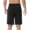 image:imageWiWi Mens Pajama Shorts Super Soft Lounge Bottoms Bamboo Viscose Cooling Sleep Bottom with Pockets S3XEblack