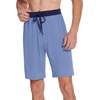 image:imageWiWi Mens Pajama Shorts Super Soft Lounge Bottoms Bamboo Viscose Cooling Sleep Bottom with Pockets S3XEfog Blue