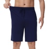 image:imageWiWi Mens Pajama Shorts Super Soft Lounge Bottoms Bamboo Viscose Cooling Sleep Bottom with Pockets S3XEnavy