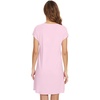 image:imageWiWi Nightgowns for Women Short Sleeve Sleepshirt Pajama Shirt Viscose from bamboo Soft Sleep Dress Vneck Nightshirt SXXLBpink