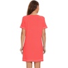 image:imageWiWi Nightgowns for Women Soft Short Sleeve Sleep Nightgown Viscose from Bamboo Night Shirt Sleepwear SXXLAcoral