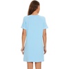 image:imageWiWi Nightgowns for Women Soft Short Sleeve Sleep Nightgown Viscose from Bamboo Night Shirt Sleepwear SXXLApale Blue