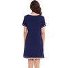 image:imageWiWi Nightgowns for Women Soft Short Sleeve Sleep Nightgown Viscose from Bamboo Night Shirt Sleepwear SXXLBnavy