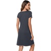 image:imageWiWi Nightgowns for Women Soft Short Sleeve Sleep Nightgown Viscose from Bamboo Night Shirt Sleepwear SXXLCcharcoal