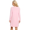image:imageWiWi Nightgowns for Women Soft Short Sleeve Sleep Nightgown Viscose from Bamboo Night Shirt Sleepwear SXXLDpink