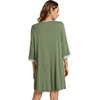 image:imageWiWi Nightgowns for Women Soft Short Sleeve Sleep Nightgown Viscose from Bamboo Night Shirt Sleepwear SXXLEolive Green