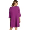 image:imageWiWi Nightgowns for Women Soft Short Sleeve Sleep Nightgown Viscose from Bamboo Night Shirt Sleepwear SXXLEpurplish Red