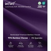 image:imageWiWi Nightgowns for Women Super Soft Sleepwear Long Sleeve V Neck Nightshirts Viscose from Bamboo Cooling Nightdress SXXLAdark Purple