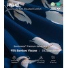 image:imageWiWi Nightgowns for Women Super Soft Sleepwear Long Sleeve V Neck Nightshirts Viscose from Bamboo Cooling Nightdress SXXLAink Blue Floral