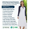image:imageWiWi Nightgowns for Women Super Soft Sleepwear Long Sleeve V Neck Nightshirts Viscose from Bamboo Cooling Nightdress SXXLCash GreyNavy
