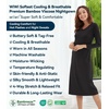 image:imageWiWi Nightgowns for Women Super Soft Viscose from Bamboo Long Sleeve Nightshirts Cooling Sleepwear Plus Size Nightshirts S3XBlack