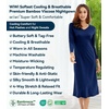 image:imageWiWi Nightgowns for Women Super Soft Viscose from Bamboo Long Sleeve Nightshirts Cooling Sleepwear Plus Size Nightshirts S3XNavy