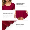 image:imageWiWi Nightgowns for Women Viscose from Bamboo Short Sleeve Sleepwear Super Soft Sleep Shirts Cool Plus Size Nightdress S4XWine