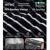 image:imageWiWi Pajama Pants for Women Lounge Super Soft Joggers Yoga Viscose from Bamboo Bottoms Cooling Pajamas Pant Sweatpants S4XAblack White Stripe