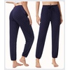 image:imageWiWi Pajama Pants for Women Lounge Super Soft Joggers Yoga Viscose from Bamboo Bottoms Cooling Pajamas Pant Sweatpants S4XAnavyWhite Dots