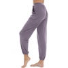 image:imageWiWi Pajama Pants for Women Lounge Super Soft Joggers Yoga Viscose from Bamboo Bottoms Cooling Pajamas Pant Sweatpants S4XAviolet