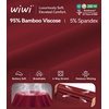 image:imageWiWi Pajama Pants for Women Lounge Super Soft Joggers Yoga Viscose from Bamboo Bottoms Cooling Pajamas Pant Sweatpants S4XAwine Red