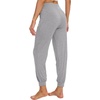 image:imageWiWi Pajama Pants for Women Lounge Super Soft Joggers Yoga Viscose from Bamboo Bottoms Cooling Pajamas Pant Sweatpants S4XBheather Grey