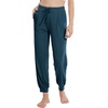 image:imageWiWi Pajama Pants for Women Lounge Super Soft Joggers Yoga Viscose from Bamboo Bottoms Cooling Pajamas Pant Sweatpants S4XBink Blue