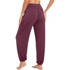 image:imageWiWi Pajama Pants for Women Lounge Super Soft Joggers Yoga Viscose from Bamboo Bottoms Cooling Pajamas Pant Sweatpants S4XDmulberry