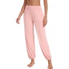 image:imageWiWi Pajama Pants for Women Lounge Super Soft Joggers Yoga Viscose from Bamboo Bottoms Cooling Pajamas Pant Sweatpants S4XDpeach Pink