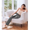 image:imageWiWi Pajama Pants for Women Viscose from Bamboo Super Soft Wide Leg Cooling Sweatpants Drawstring Bottoms Sleep Pj Pant SXXLAblack Heather Grey Stripe