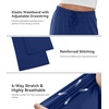 image:imageWiWi Pajama Pants for Women Viscose from Bamboo Super Soft Wide Leg Cooling Sweatpants Drawstring Bottoms Sleep Pj Pant SXXLAblue Depth