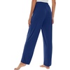 image:imageWiWi Pajama Pants for Women Viscose from Bamboo Super Soft Wide Leg Cooling Sweatpants Drawstring Bottoms Sleep Pj Pant SXXLAblue Depth