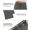 image:imageWiWi Pajama Pants for Women Viscose from Bamboo Super Soft Wide Leg Cooling Sweatpants Drawstring Bottoms Sleep Pj Pant SXXLAcharcoal