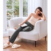 image:imageWiWi Pajama Pants for Women Viscose from Bamboo Super Soft Wide Leg Cooling Sweatpants Drawstring Bottoms Sleep Pj Pant SXXLAcharcoal Heather