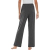 image:imageWiWi Pajama Pants for Women Viscose from Bamboo Super Soft Wide Leg Cooling Sweatpants Drawstring Bottoms Sleep Pj Pant SXXLAcharcoal Heather