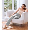 image:imageWiWi Pajama Pants for Women Viscose from Bamboo Super Soft Wide Leg Cooling Sweatpants Drawstring Bottoms Sleep Pj Pant SXXLAheather Grey
