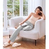 image:imageWiWi Pajama Pants for Women Viscose from Bamboo Super Soft Wide Leg Cooling Sweatpants Drawstring Bottoms Sleep Pj Pant SXXLAlight Heather Grey
