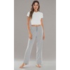 image:imageWiWi Pajama Pants for Women Viscose from Bamboo Super Soft Wide Leg Cooling Sweatpants Drawstring Bottoms Sleep Pj Pant SXXLAlight Heather Grey