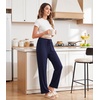 image:imageWiWi Pajama Pants for Women Viscose from Bamboo Super Soft Wide Leg Cooling Sweatpants Drawstring Bottoms Sleep Pj Pant SXXLAnavy