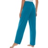 image:imageWiWi Pajama Pants for Women Viscose from Bamboo Super Soft Wide Leg Cooling Sweatpants Drawstring Bottoms Sleep Pj Pant SXXLAteal Blue