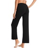 image:imageWiWi Pajama Pants for Women Viscose from Bamboo Super Soft Wide Leg Cooling Sweatpants Drawstring Bottoms Sleep Pj Pant SXXLBblack