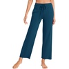 image:imageWiWi Pajama Pants for Women Viscose from Bamboo Super Soft Wide Leg Cooling Sweatpants Drawstring Bottoms Sleep Pj Pant SXXLBink Blue