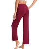 image:imageWiWi Pajama Pants for Women Viscose from Bamboo Super Soft Wide Leg Cooling Sweatpants Drawstring Bottoms Sleep Pj Pant SXXLBwine
