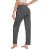 image:imageWiWi Pajama Pants for Women Viscose from Bamboo Super Soft Wide Leg Cooling Sweatpants Drawstring Bottoms Sleep Pj Pant SXXLCdark Heather Grey