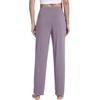 image:imageWiWi Pajama Pants for Women Viscose from Bamboo Super Soft Wide Leg Cooling Sweatpants Drawstring Bottoms Sleep Pj Pant SXXLCviolet